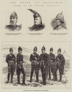 The Queen at Edinburgh, Review of the Scottish Volunteers